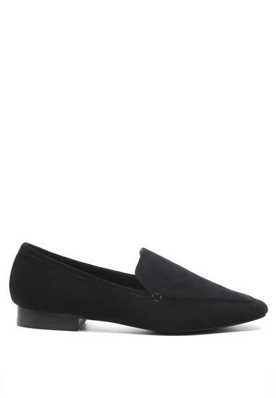 JULIA LEATHER POINTED LOAFERS - 1985 the VAULT Boutique