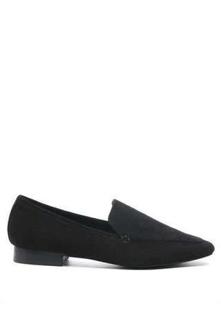 JULIA LEATHER POINTED LOAFERS - 1985 the VAULT Boutique