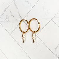 Thunder Loop Earrings - 1985 the VAULT Boutique