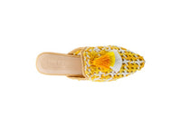 London Rag MARIANA WOVEN FLAT MULES WITH TASSELS - 1985 the VAULT Boutique