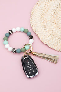 Silicone Monochromatic Key Ring Bracelet - 1985 the VAULT Boutique