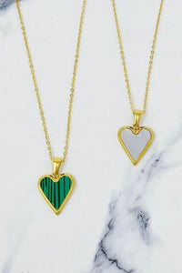 Heart Of Gold Necklace - 1985 the VAULT Boutique