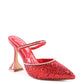 IRIS Glitter Spool Heel Sandal - 1985 the VAULT Boutique