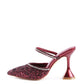 IRIS Glitter Spool Heel Sandal - 1985 the VAULT Boutique