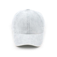 CC Brand Stone-Washed Corduroy Cap - 1985 the VAULT Boutique