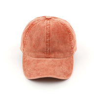 CC Brand Stone-Washed Corduroy Cap - 1985 the VAULT Boutique