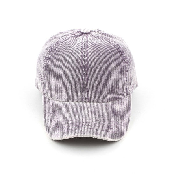 CC Brand Stone-Washed Corduroy Cap - 1985 the VAULT Boutique