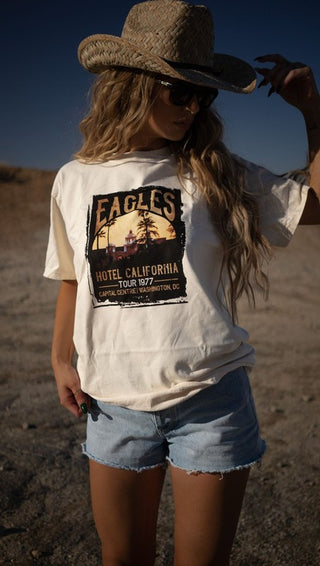 Eagles Hotel California Music Fest Tee - 1985 the VAULT Boutique