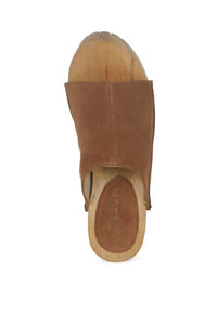 JARRAH SUEDE SLIDE CLOGS - 1985 the VAULT Boutique