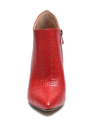 LOLITA WOVEN TEXTURE STILETTO BOOT - 1985 the VAULT Boutique