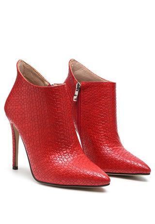 LOLITA WOVEN TEXTURE STILETTO BOOT - 1985 the VAULT Boutique