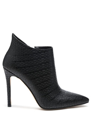 LOLITA WOVEN TEXTURE STILETTO BOOT - 1985 the VAULT Boutique