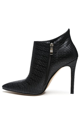 LOLITA WOVEN TEXTURE STILETTO BOOT - 1985 the VAULT Boutique