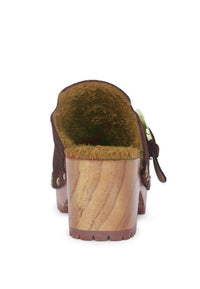 PRUNUS BUCKLED SUEDE ROUND TOE MULE CLOGS - 1985 the VAULT Boutique