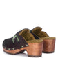 PRUNUS BUCKLED SUEDE ROUND TOE MULE CLOGS - 1985 the VAULT Boutique