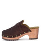 PRUNUS BUCKLED SUEDE ROUND TOE MULE CLOGS - 1985 the VAULT Boutique