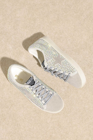 Glam Rhinestone Star Sneakers - 1985 the VAULT Boutique