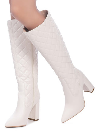 Sunday Brunch Quilt Boots - 1985 the VAULT Boutique