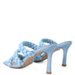 HIGH BAE POINTED HEEL BRAIDED SANDALS - 1985 the VAULT Boutique