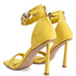 LAST SIP HEELED FAUX SUEDE CHAIN STRAP SANDAL - 1985 the VAULT Boutique