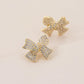 Ribbon Stud Earrings - 1985 the VAULT Boutique