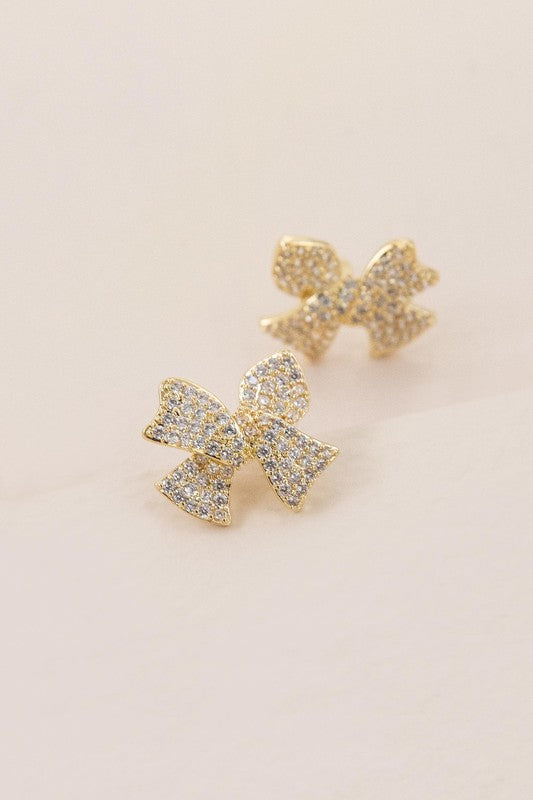 Ribbon Stud Earrings - 1985 the VAULT Boutique