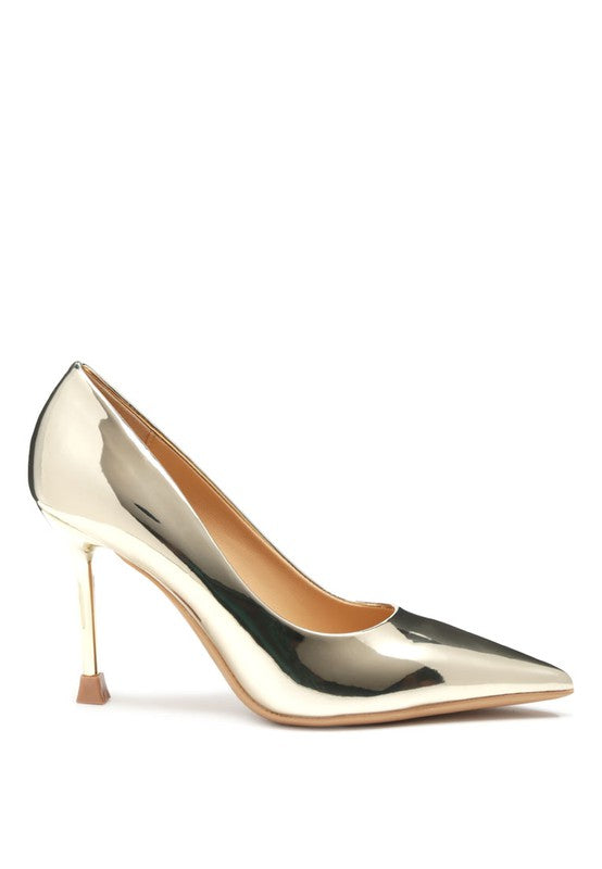 POUDRE METALLIC POINTED STILETTOS - 1985 the VAULT Boutique