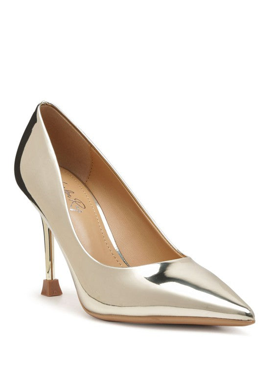 POUDRE METALLIC POINTED STILETTOS - 1985 the VAULT Boutique