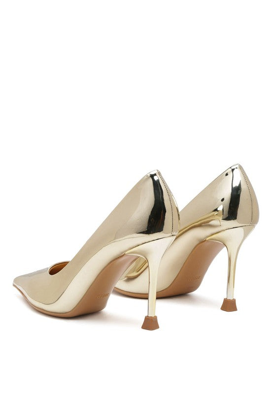 POUDRE METALLIC POINTED STILETTOS - 1985 the VAULT Boutique