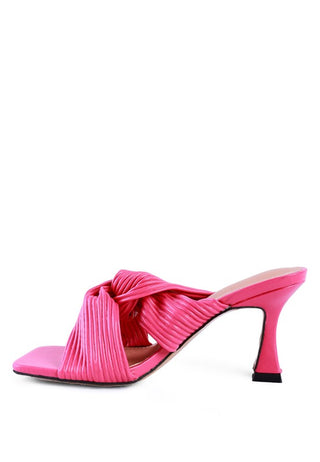 BATTLE EX KNOT STRAP SLIDE SANDALS - 1985 the VAULT Boutique