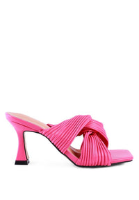 BATTLE EX KNOT STRAP SLIDE SANDALS - 1985 the VAULT Boutique