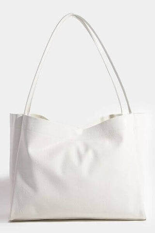 Fame Faux Leather Tote Bag - 1985 the VAULT Boutique