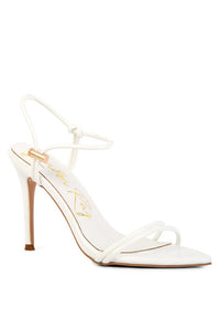 HIGH PORCH DRAWSTRING BAND HIGH HEELED SANDAL - 1985 the VAULT Boutique