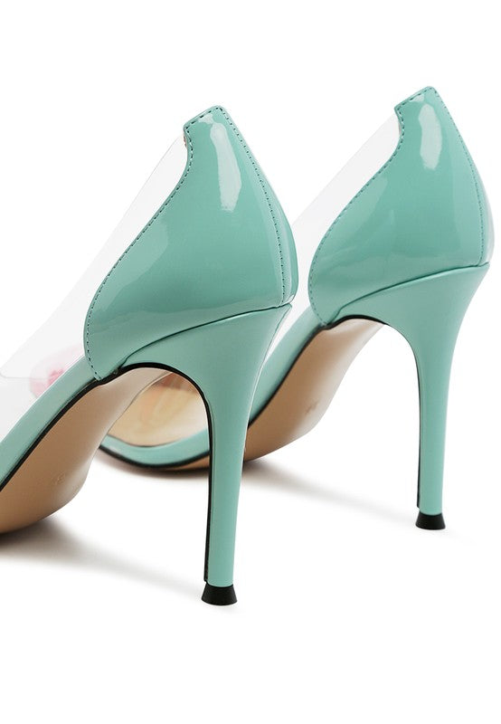 Candace clear Stiletto Pumps - 1985 the VAULT Boutique