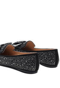 DEWDROPS EMBELLISHED CASUAL BOW LOAFERS - 1985 the VAULT Boutique