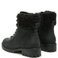 DOLON LACE-UP FUR COLLARED ANKLE BOOT - 1985 the VAULT Boutique