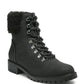 DOLON LACE-UP FUR COLLARED ANKLE BOOT - 1985 the VAULT Boutique