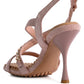 DOMEDA Metal Chain Mid Heel Sandal - 1985 the VAULT Boutique
