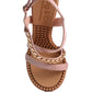 DOMEDA Metal Chain Mid Heel Sandal - 1985 the VAULT Boutique