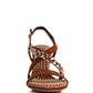 DOMEDA Metal Chain Mid Heel Sandal - 1985 the VAULT Boutique