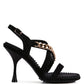 DOMEDA Metal Chain Mid Heel Sandal - 1985 the VAULT Boutique