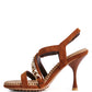 DOMEDA Metal Chain Mid Heel Sandal - 1985 the VAULT Boutique