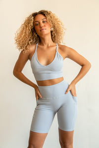 Fall Activewear Biker Short Set - 1985 the VAULT Boutique