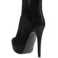 Espiree Microfiber High Heeled Ankle Boots - 1985 the VAULT Boutique