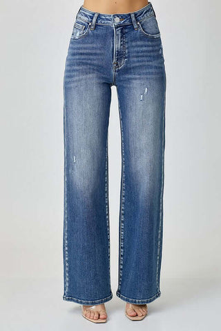 RISEN High Waist Jeans with Pockets - 1985 the VAULT Boutique