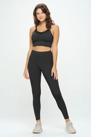 Activewear Set Top and Leggings - 1985 the VAULT Boutique