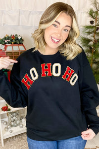 Ho Ho Ho Chenille Sweatshirt