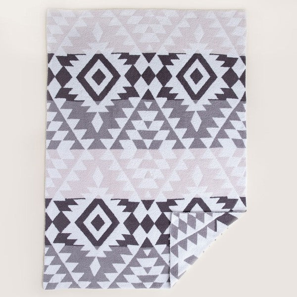 Luxe Super Soft Aztec Boho Print Comfy Blanket - 1985 the VAULT Boutique