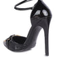 Mocktail Buckle Embellished Stiletto Heels - 1985 the VAULT Boutique