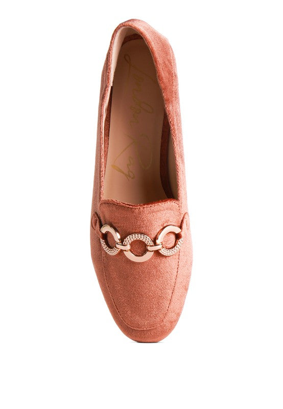 Croc Textured Metal Show Detail Loafers - 1985 the VAULT Boutique